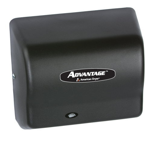 HAND DRYERS AD90 Auto Surf 120/208/240V Steel | Black